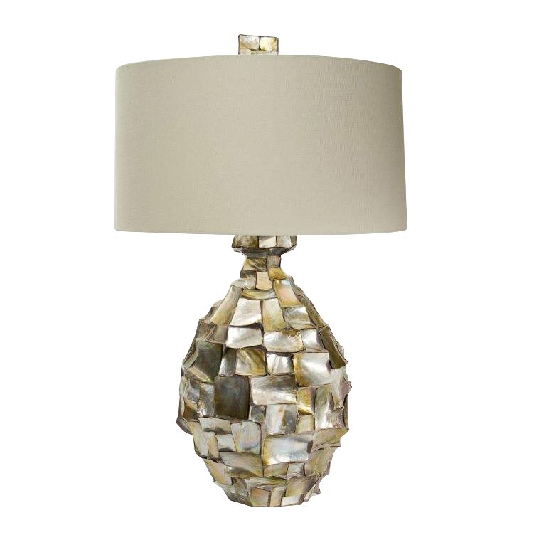Natural Light Radica Enigma Shell Table Lamp