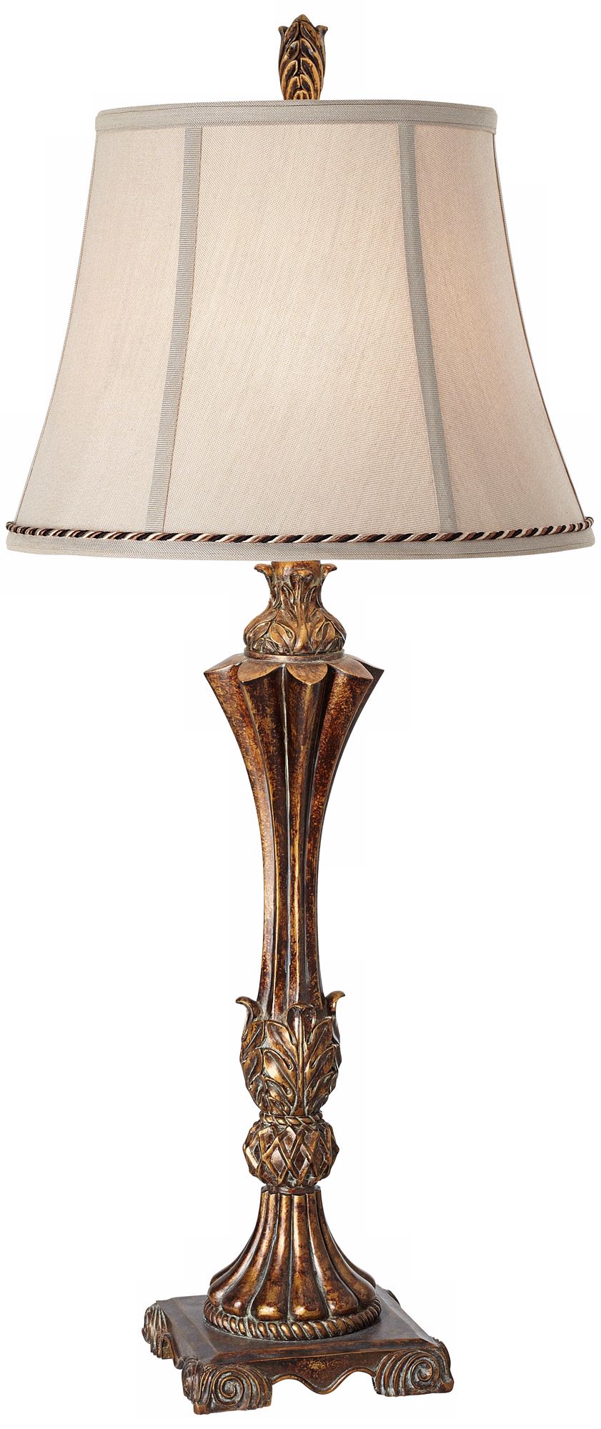 Kathy Ireland Grand Italia Buffet Bronze Table Lamp