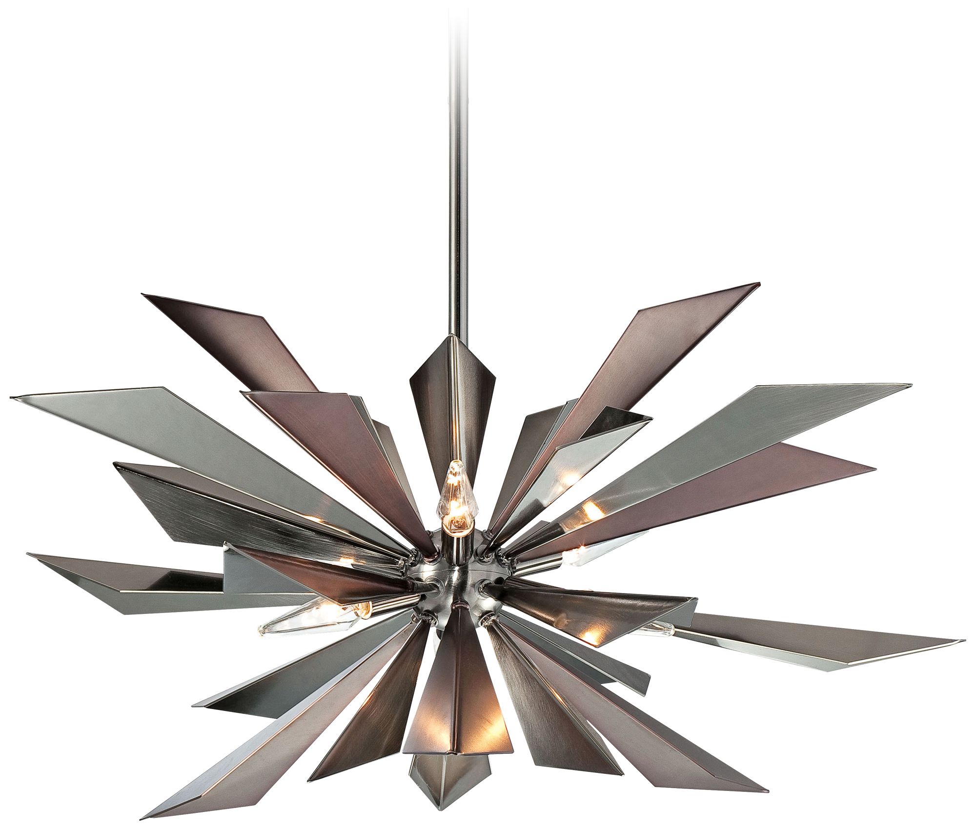 Galaxy 28 1/4" Wide Midnight Chrome Mini Chandelier