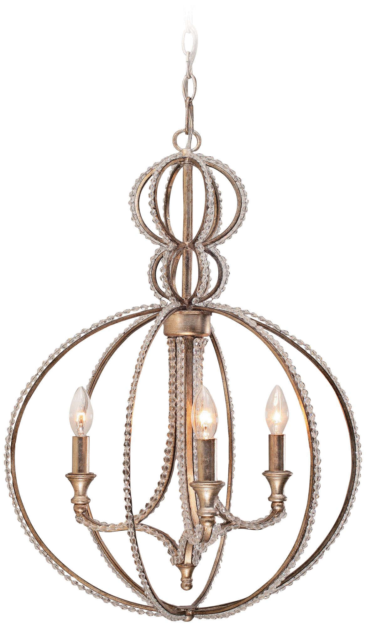 Garland 18" Wide Twilight Crystal Chandelier