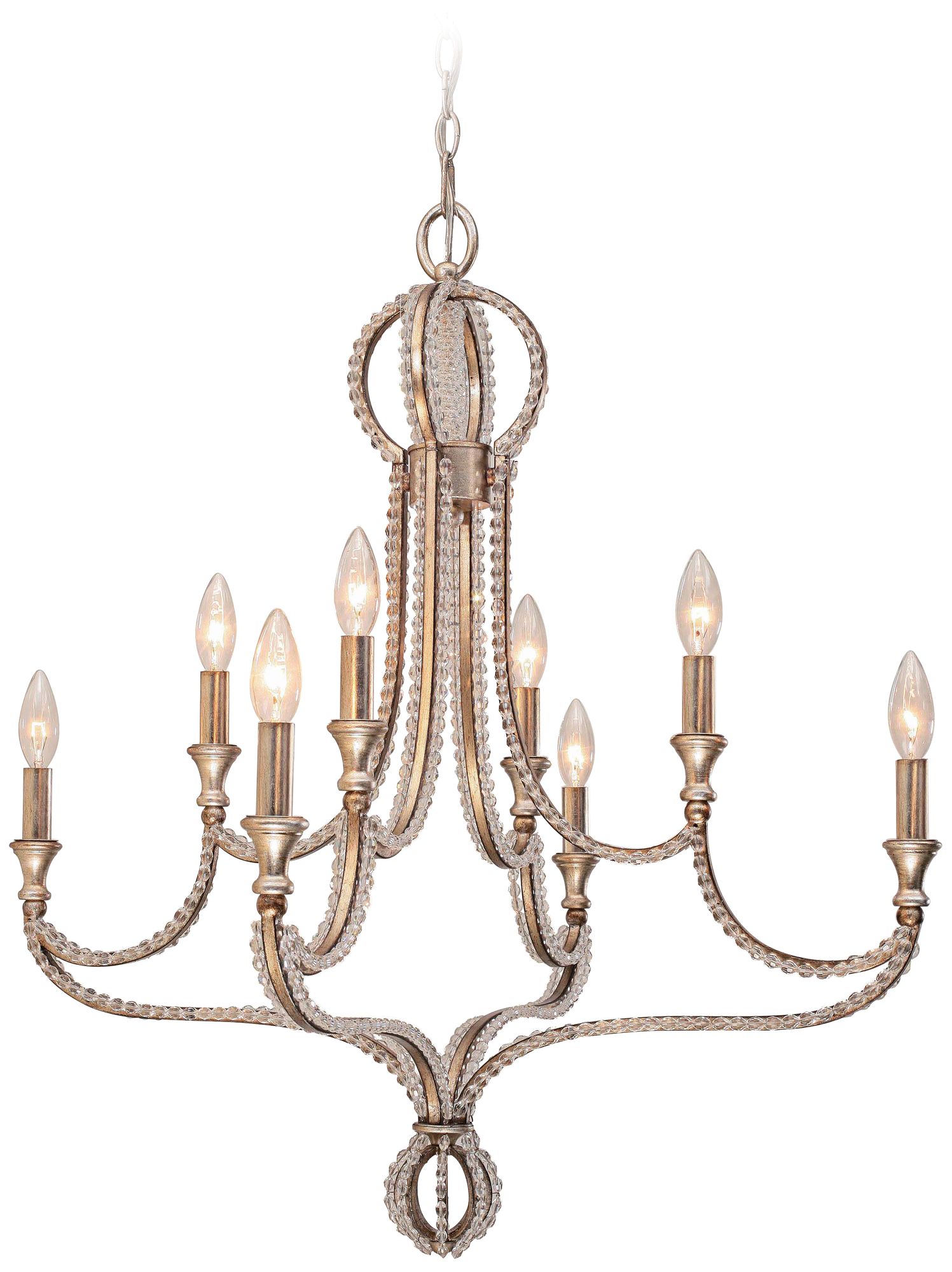 Garland 28" Wide Twilight Crystal Chandelier