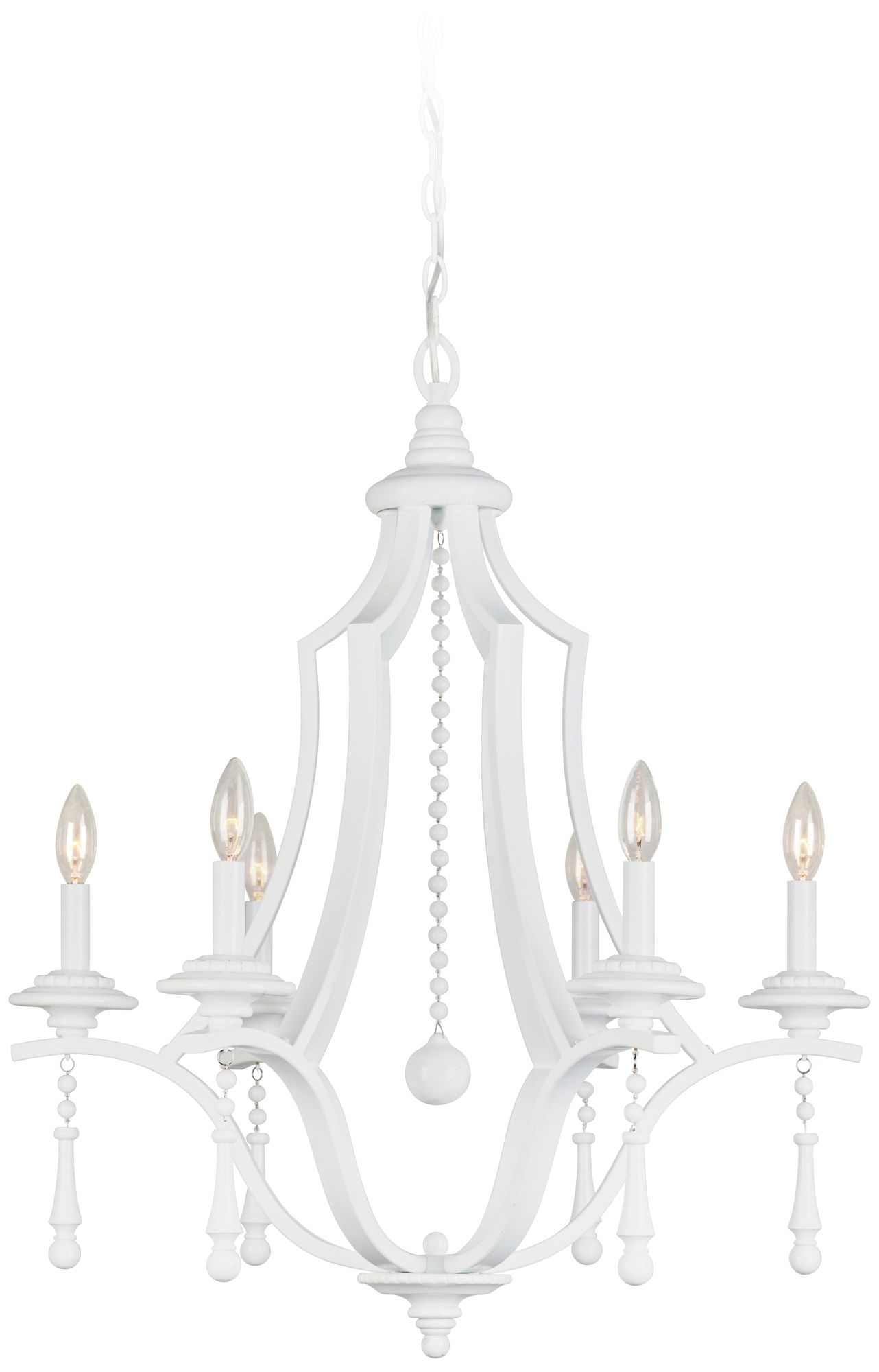 Parson 26" Wide Wet White Chandelier