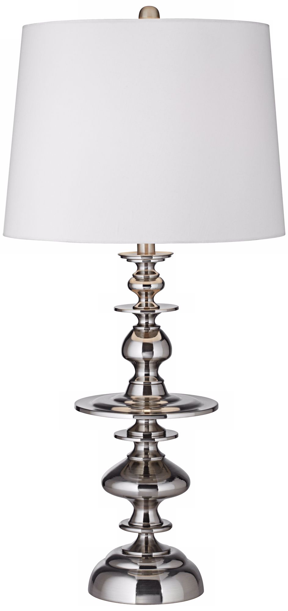 Gemeto Spun Chrome Table Lamp