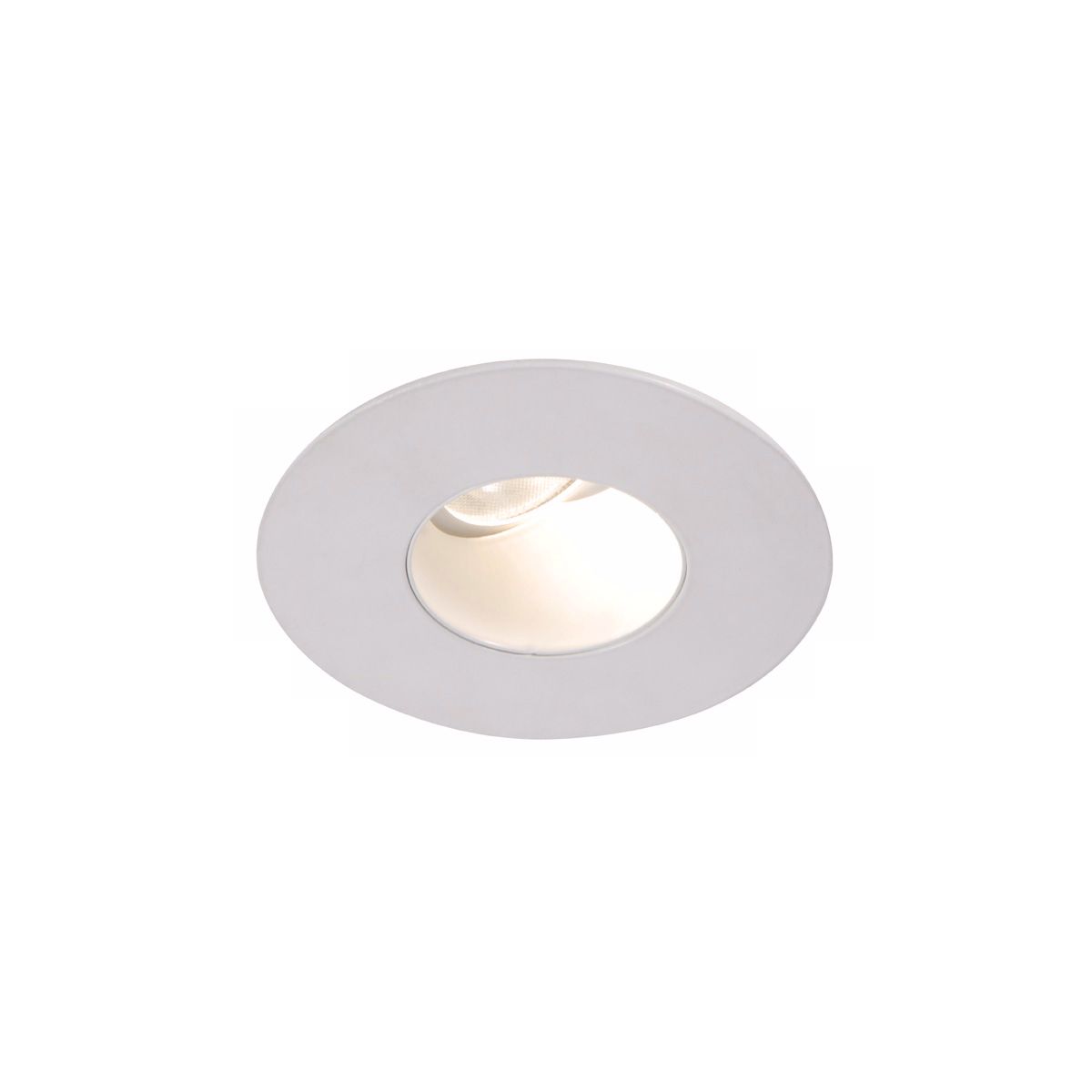 WAC Tesla 15 Degree White 2" Sloped Ceiling Recessed Trim