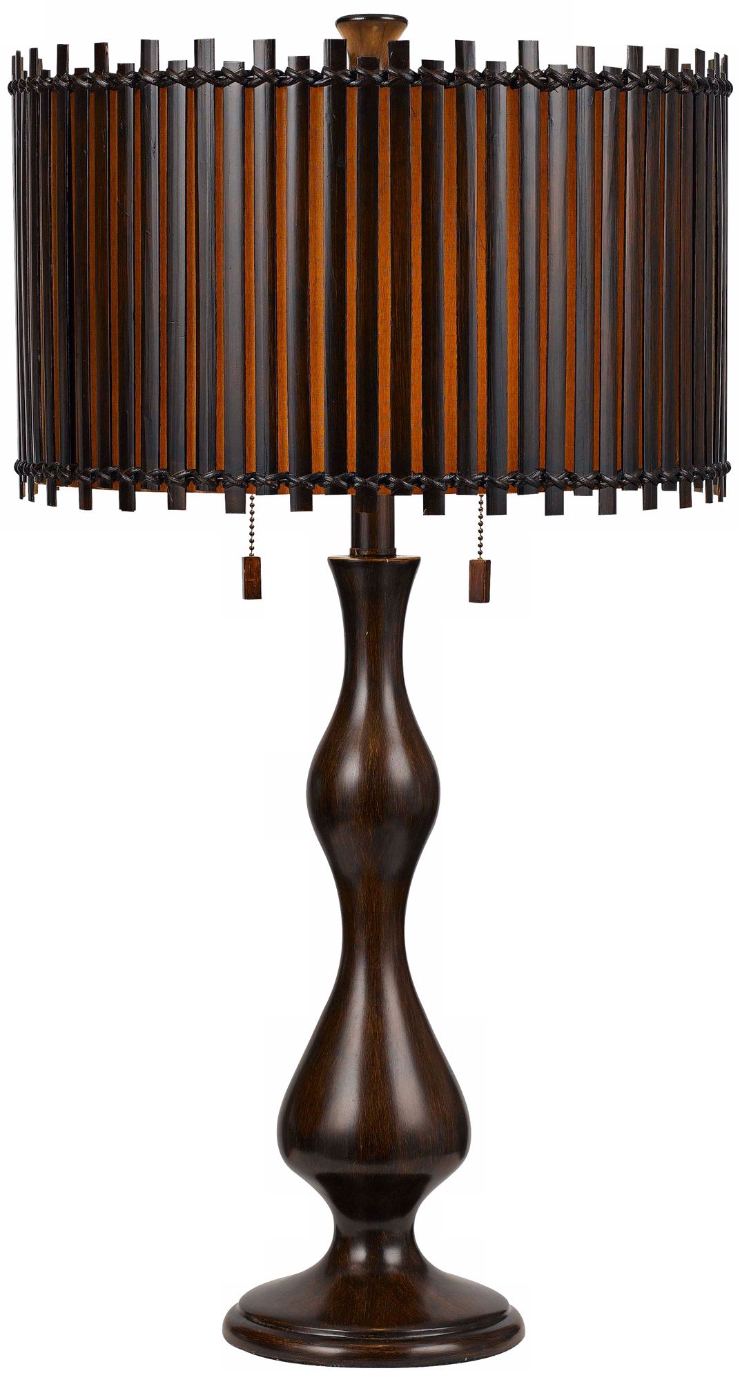 Cape Wicker Wood Table Lamp