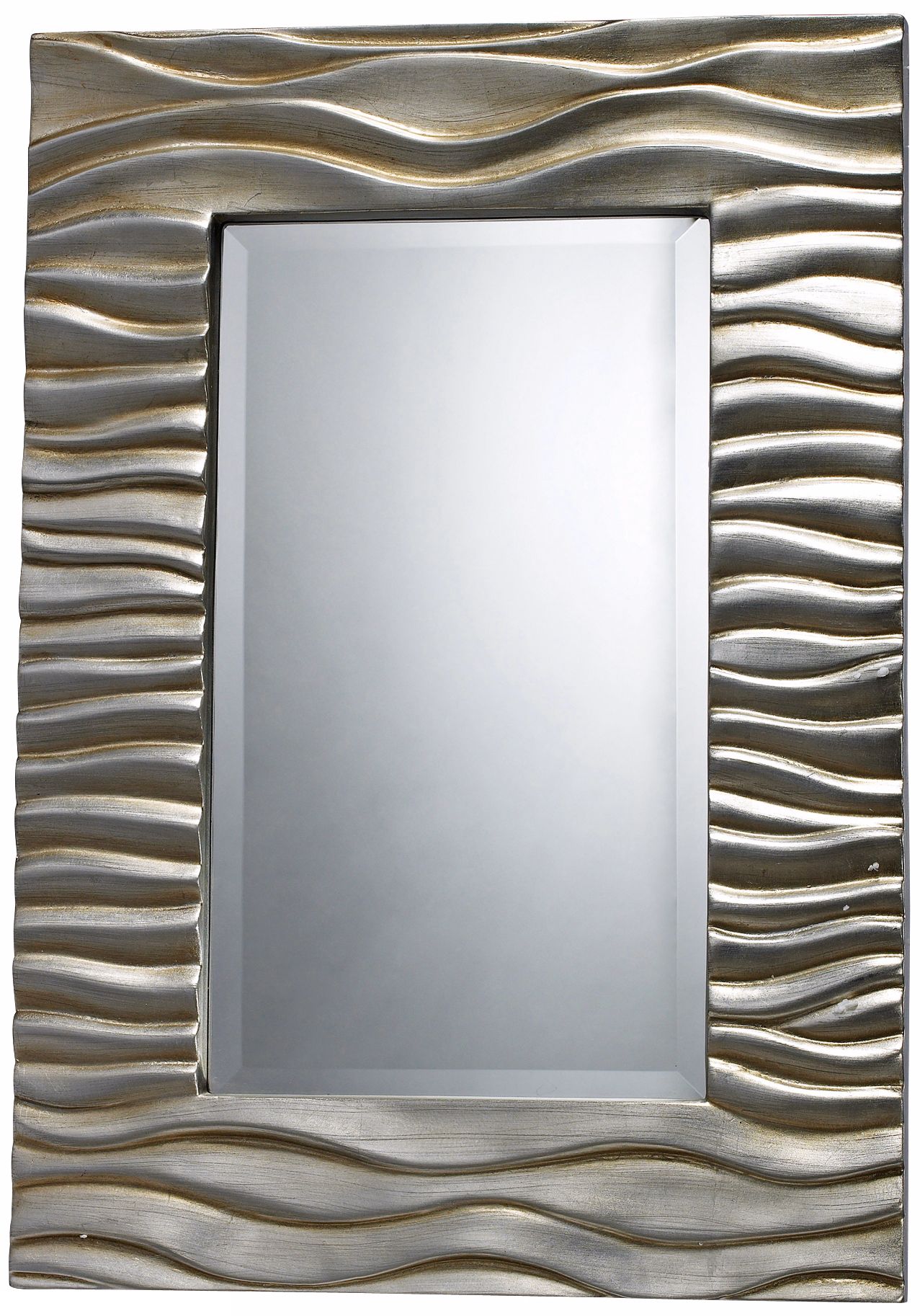 Transcend 28" High Rectangular Silver Wall Mirror