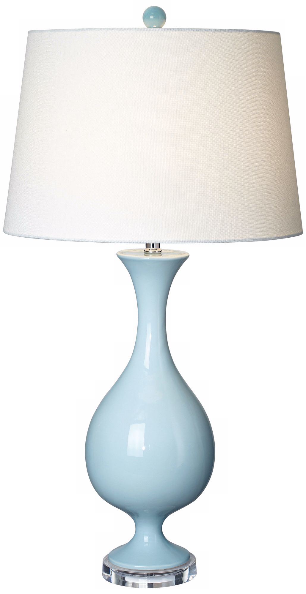 Bonadelle Ceramic Powder Blue Table Lamp