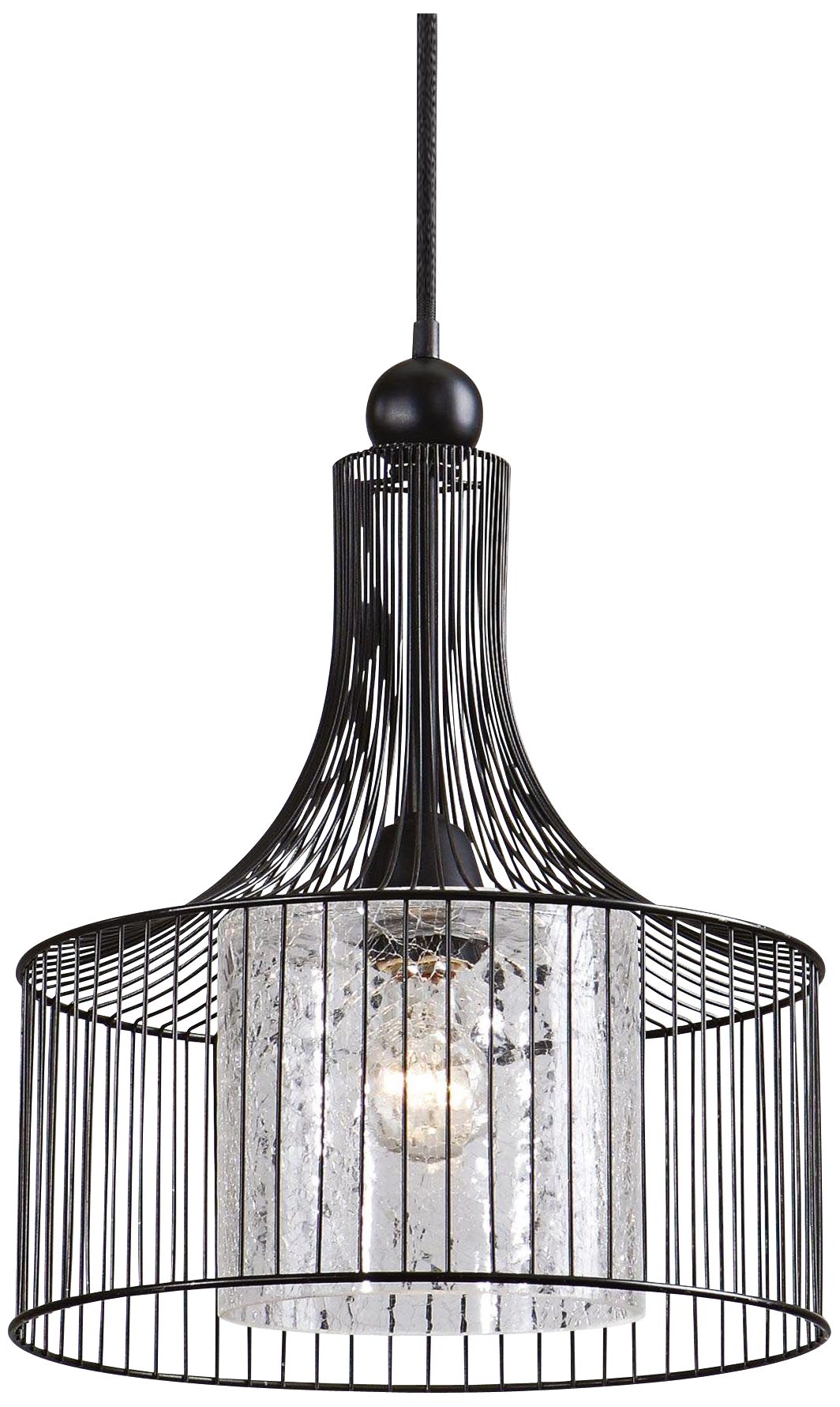 Carleton Cylinder Cage Pendant by Uttermost Lighting
