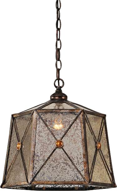 Uttermost Basiliano 14" Wide One-Light Pendant Chandelier