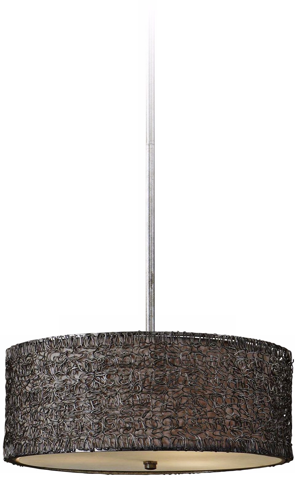 Uttermost Sedilo 20" Wide 3-Light Pendant Chandelier