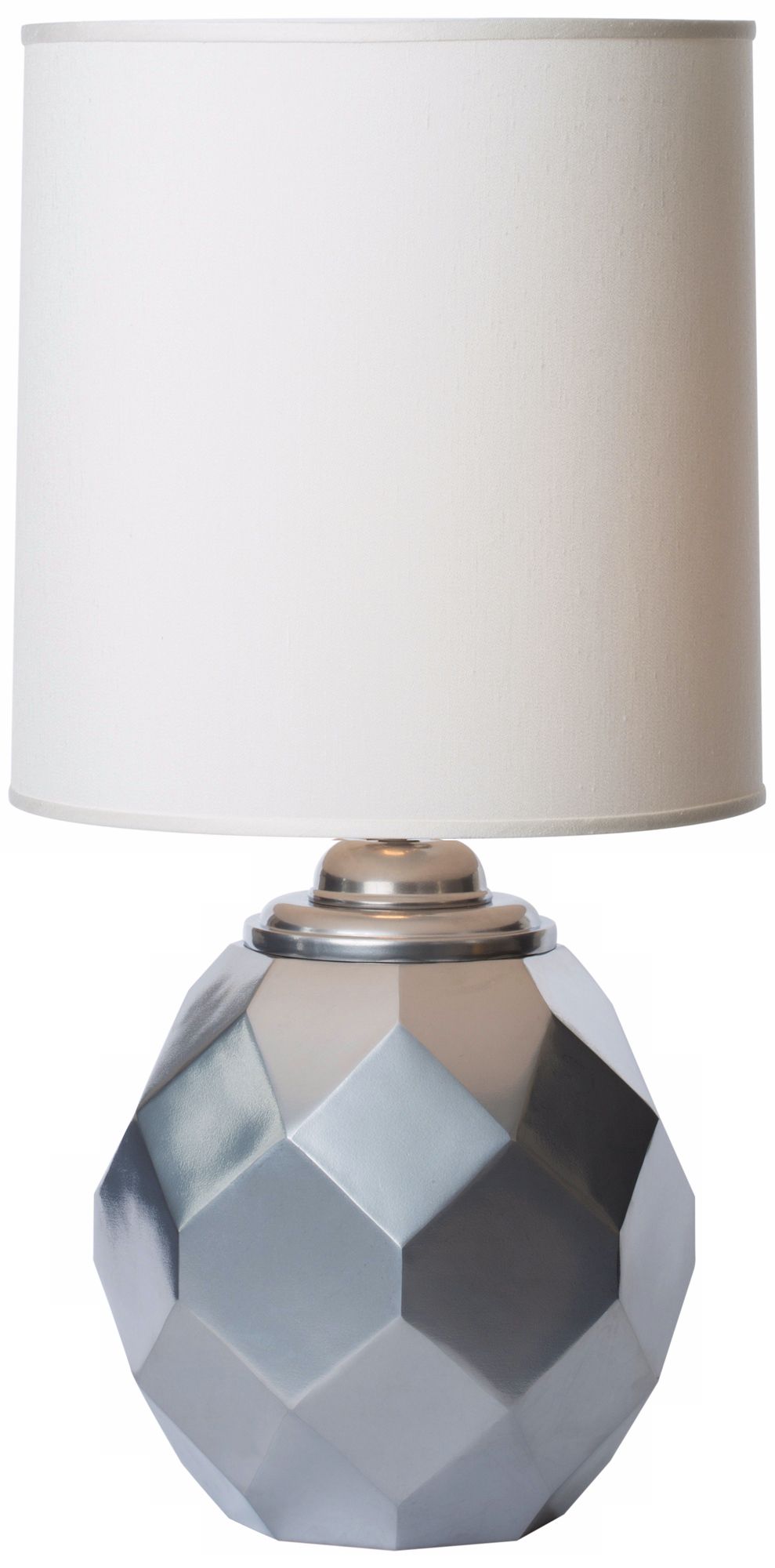Thumprints Jewel Cast Metal Silvadillo Silver Table Lamp