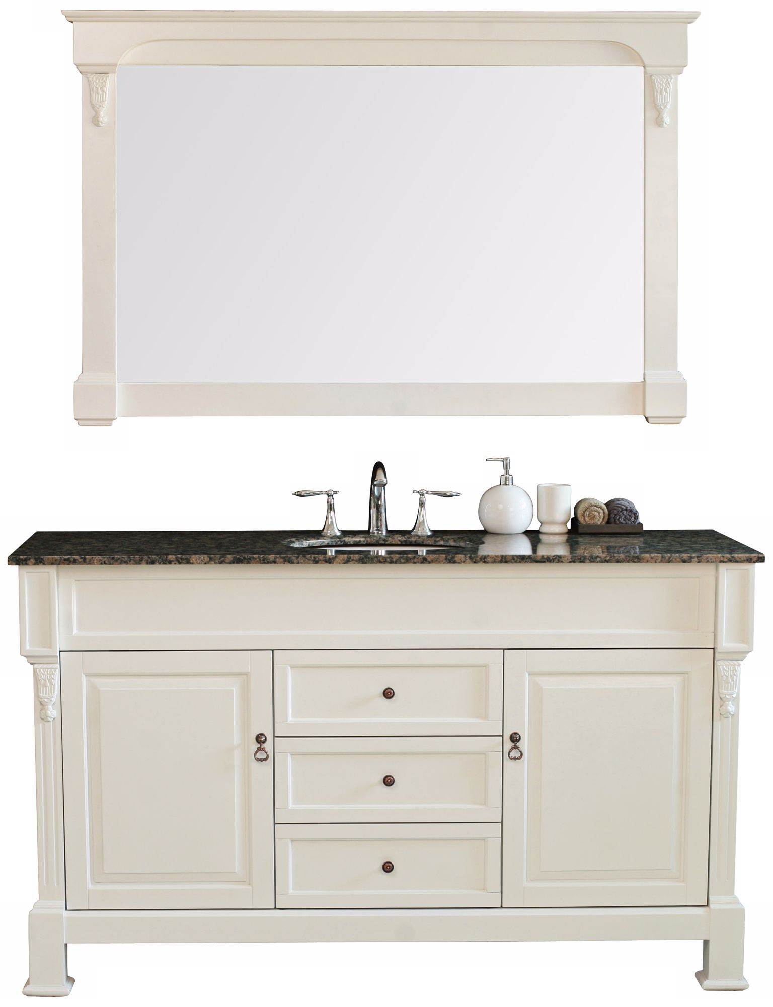 Galaxy 60" Granite Cream Vanity