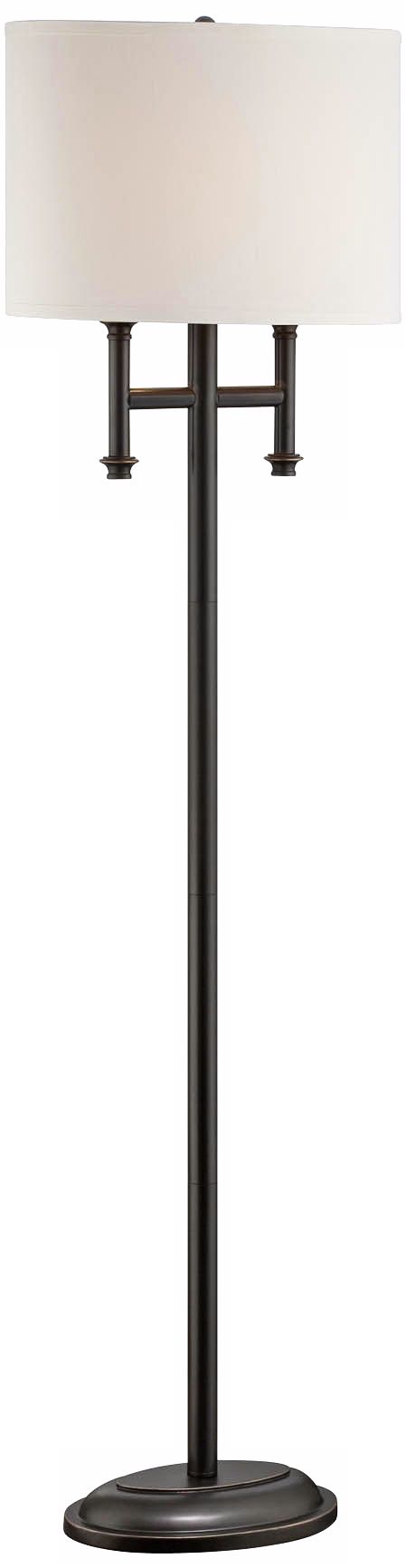 Lite Source Salford Dark Bronze Floor Lamp