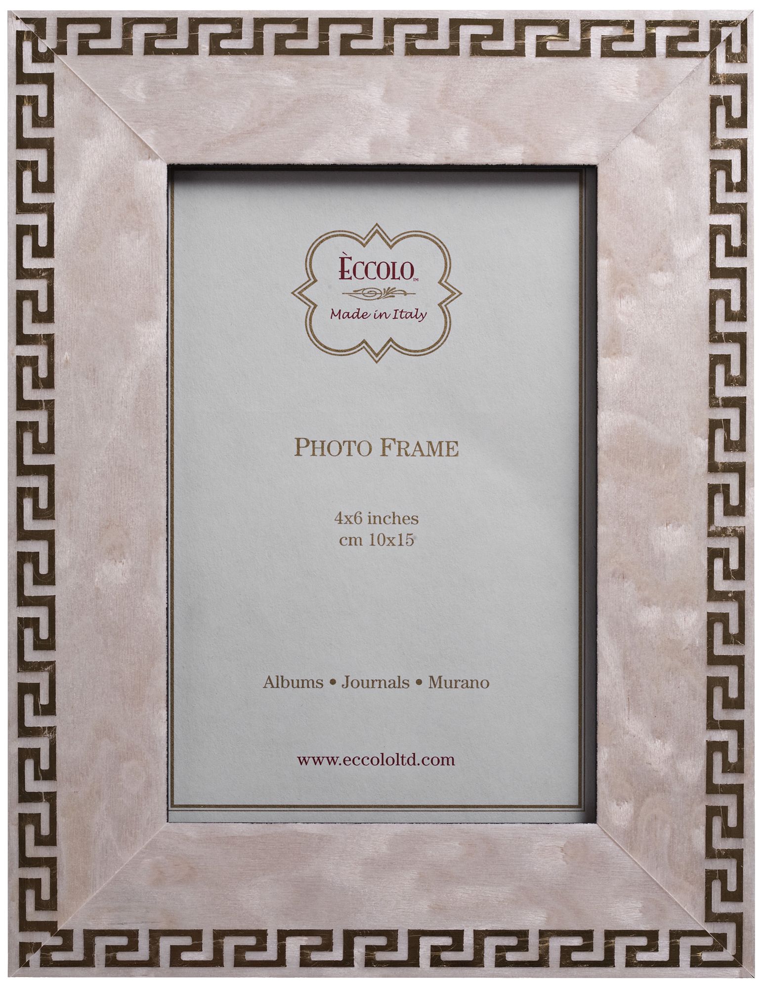 Greek Key 5"x7" Marquetry Picture Frame