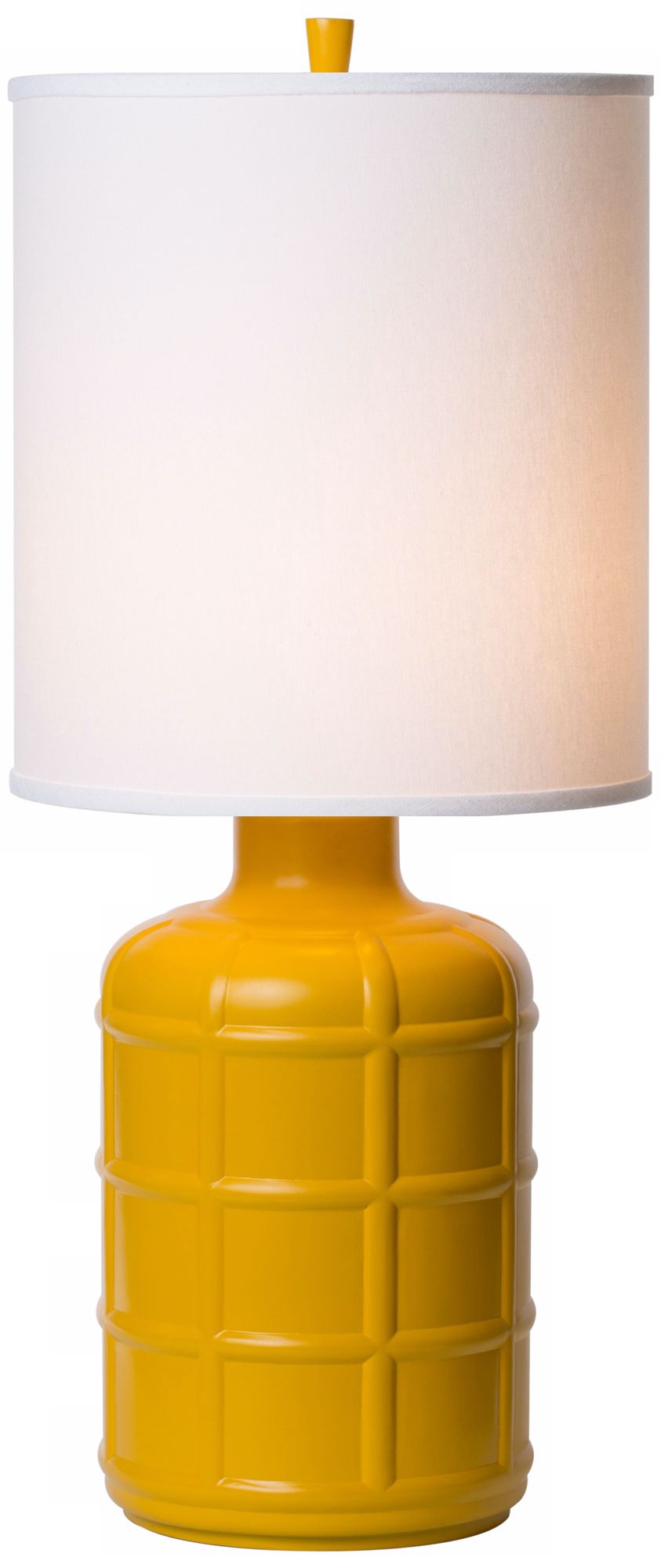 Thumprints Orleans Cast Metal Yellow Table Lamp