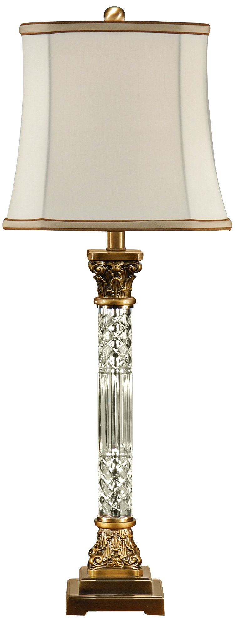 Wildwood Crystal Column Table Lamp