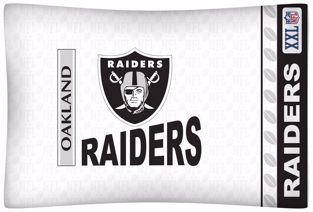 NFL Oakland Raiders Sidelines Pillow Case