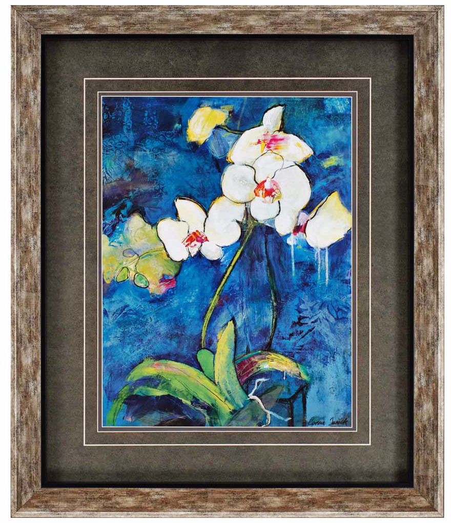 Phalaenopsis Orchid II 37" High Framed Wall Art