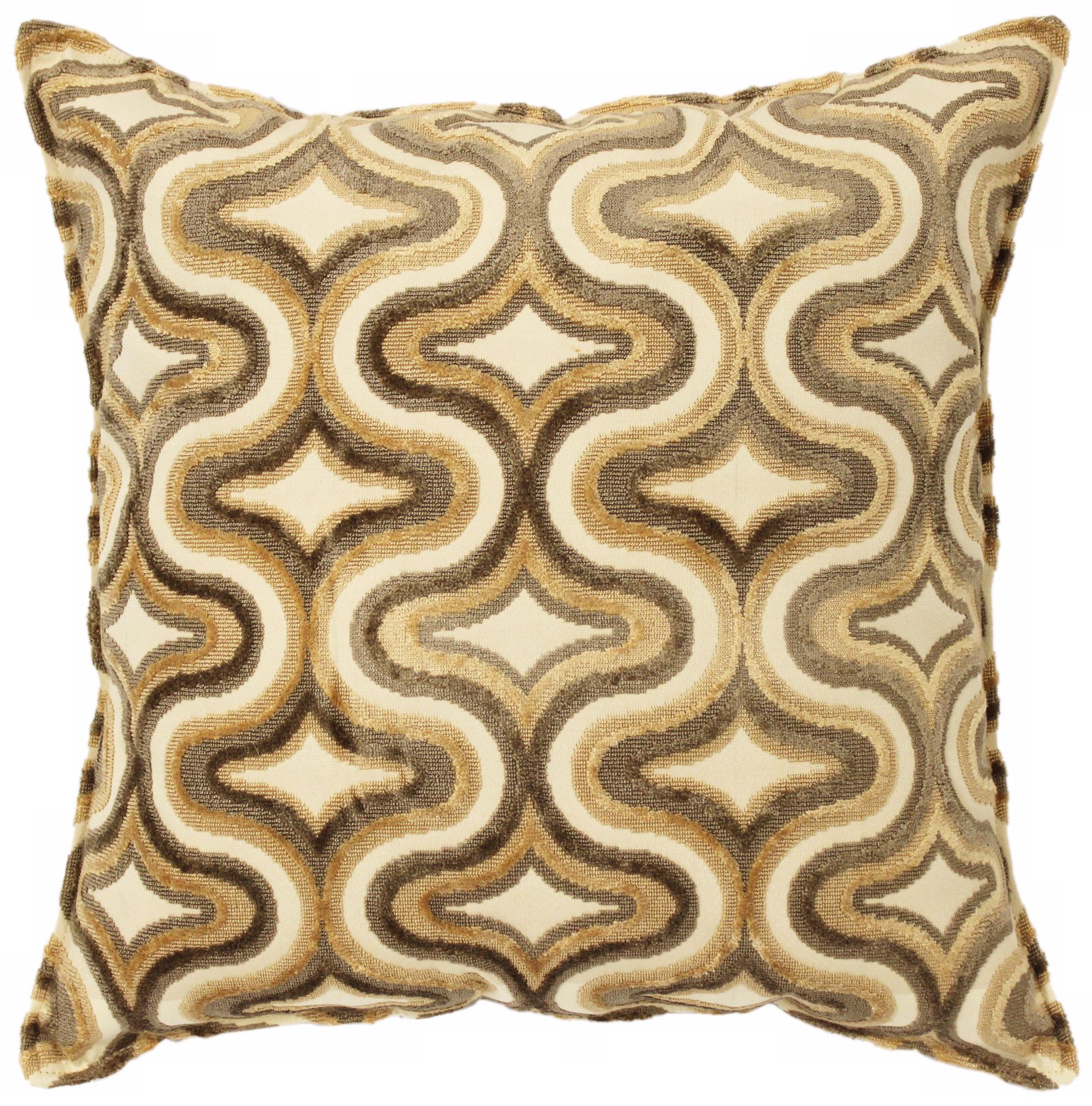 Hampshire Gold 18" Square Down Throw Pillow