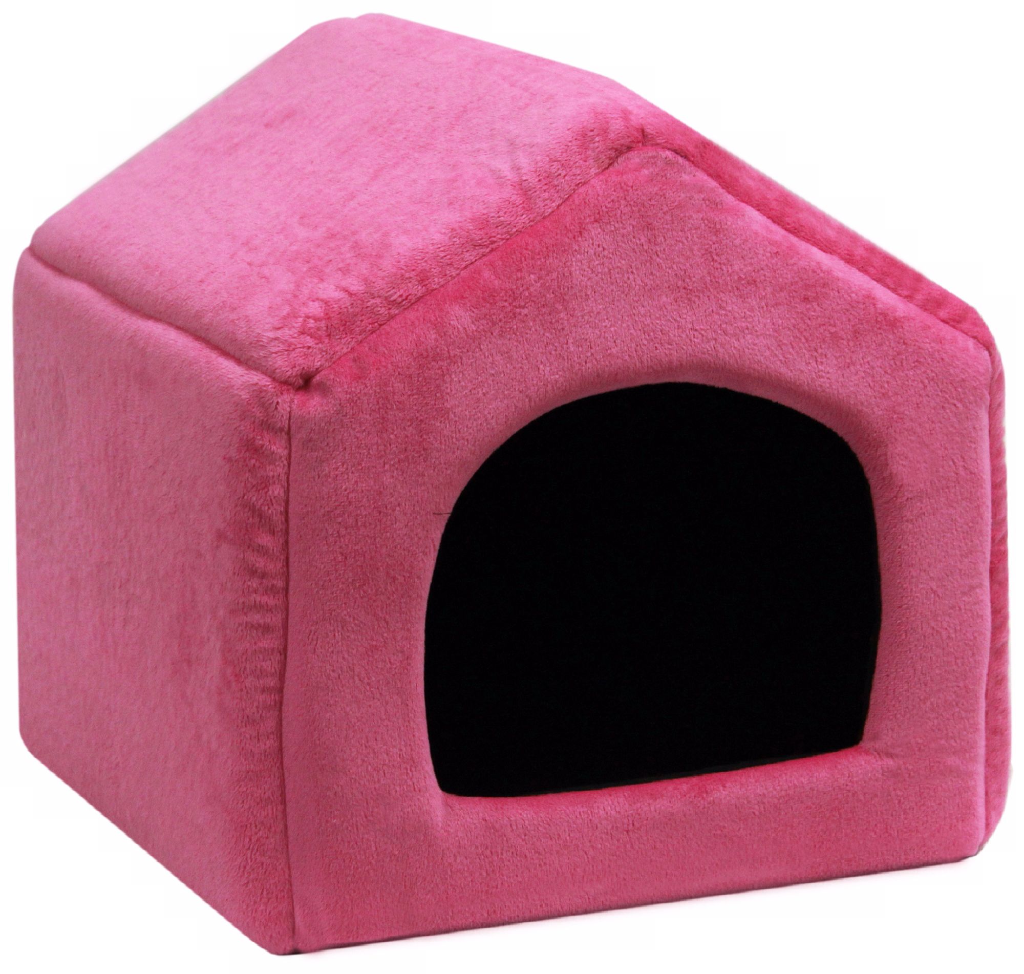 Fuchsia Micro-Suede 13" Wide Small Pet House