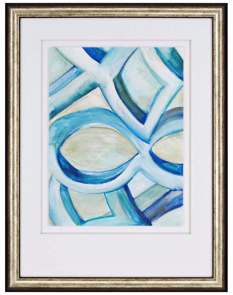 Infinite Angle I 39" High Contemporary Framed Wall Art