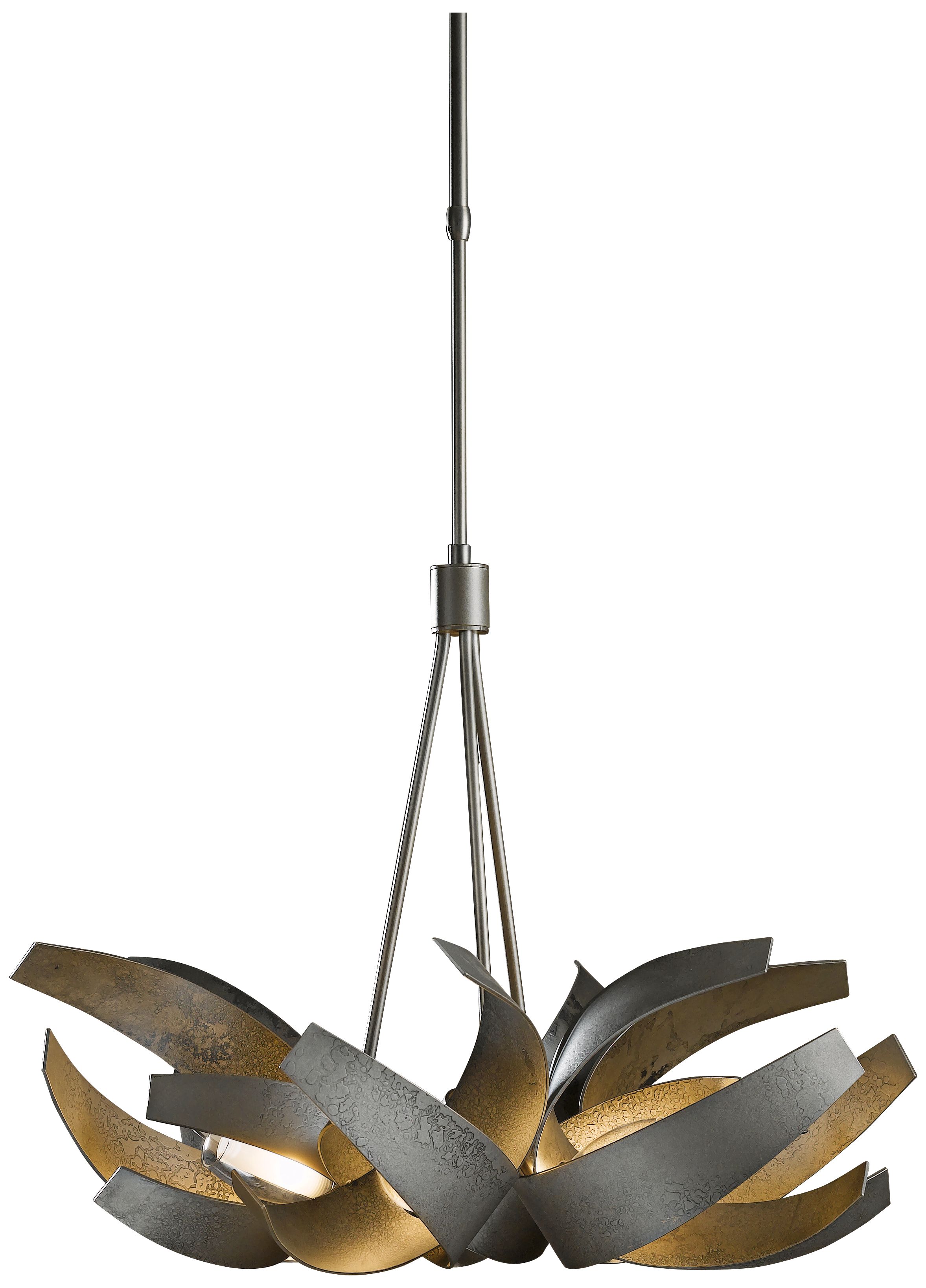 Hubbardton Forge Corona 27" Wide Dark Smoke Chandelier