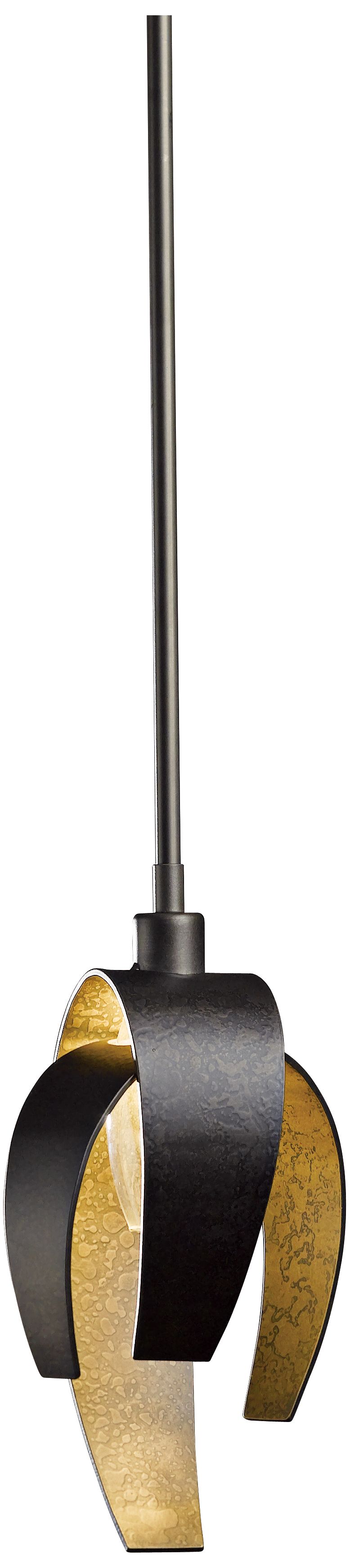 Hubbardton Forge Corona 6 1/4" Wide Dark Smoke Pendant Light
