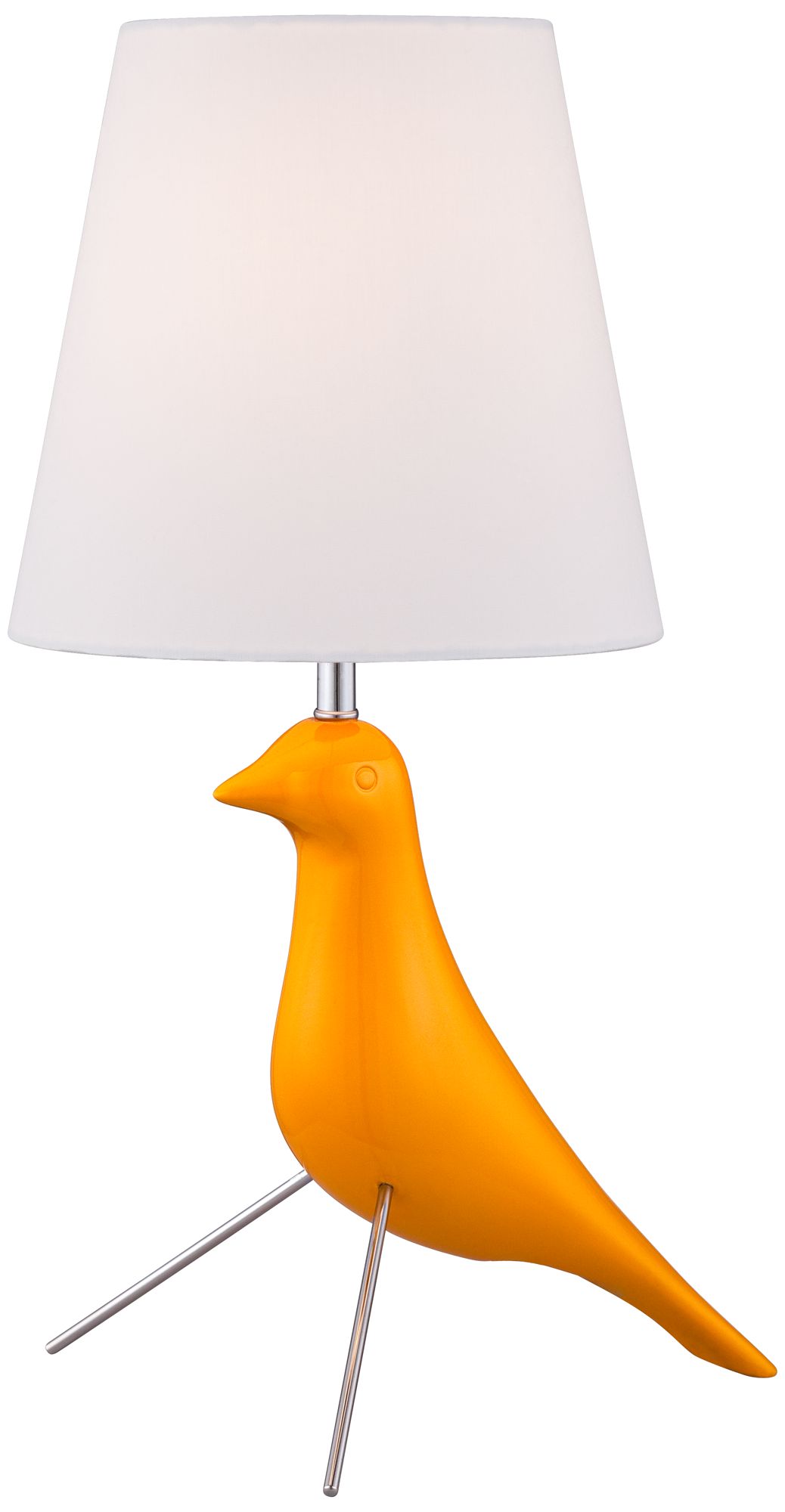 Yellow Twitter Bird Contemporary Accent Lamp
