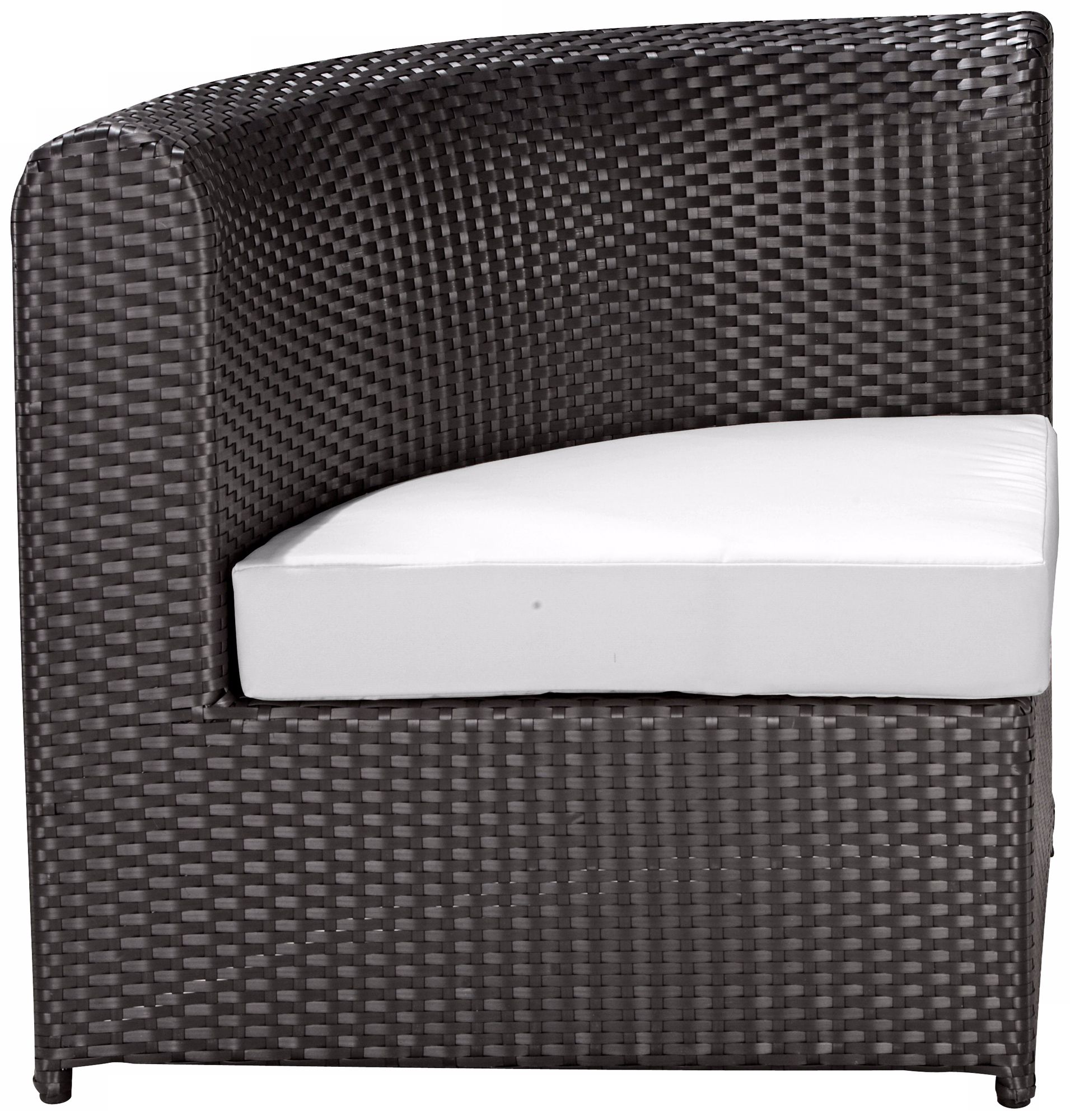 Zuo Ipanema Espresso Weave Outdoor Round Corner