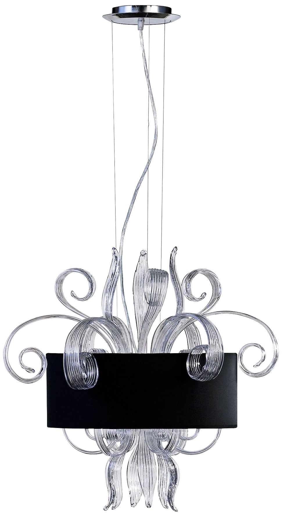 Cassini Jellyfish Clear Glass Pendant Light
