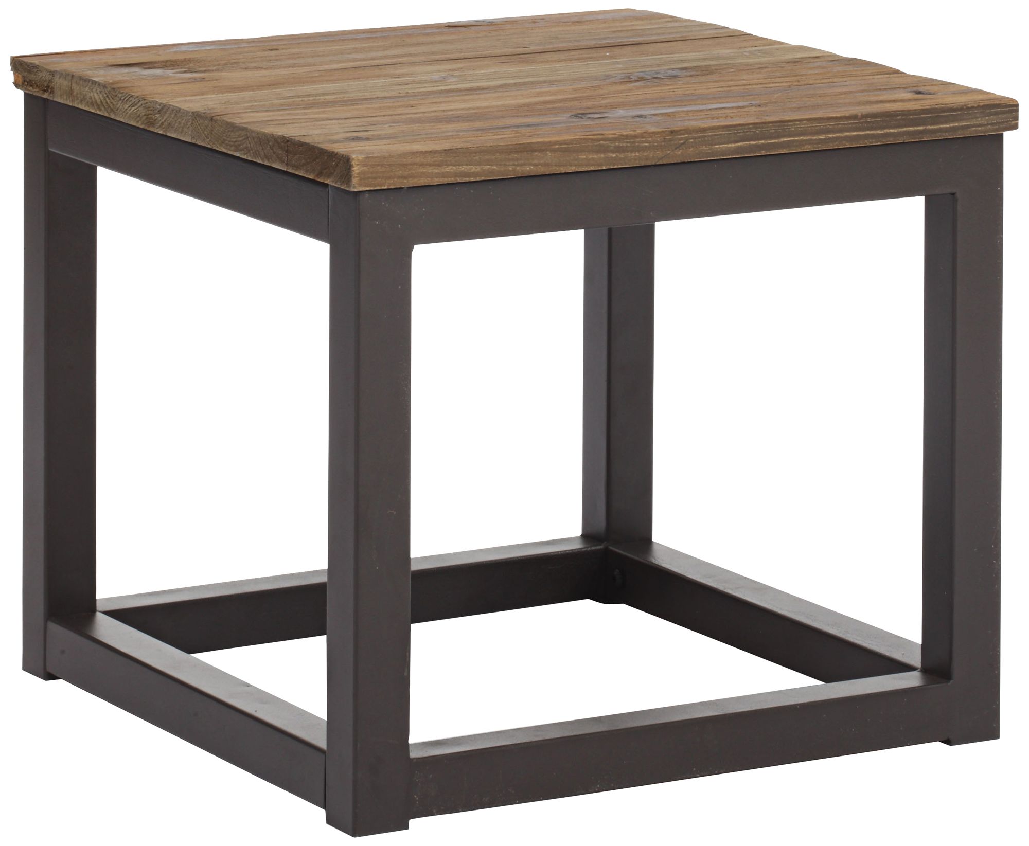 Zuo Civic Center Distressed Wood Side Table