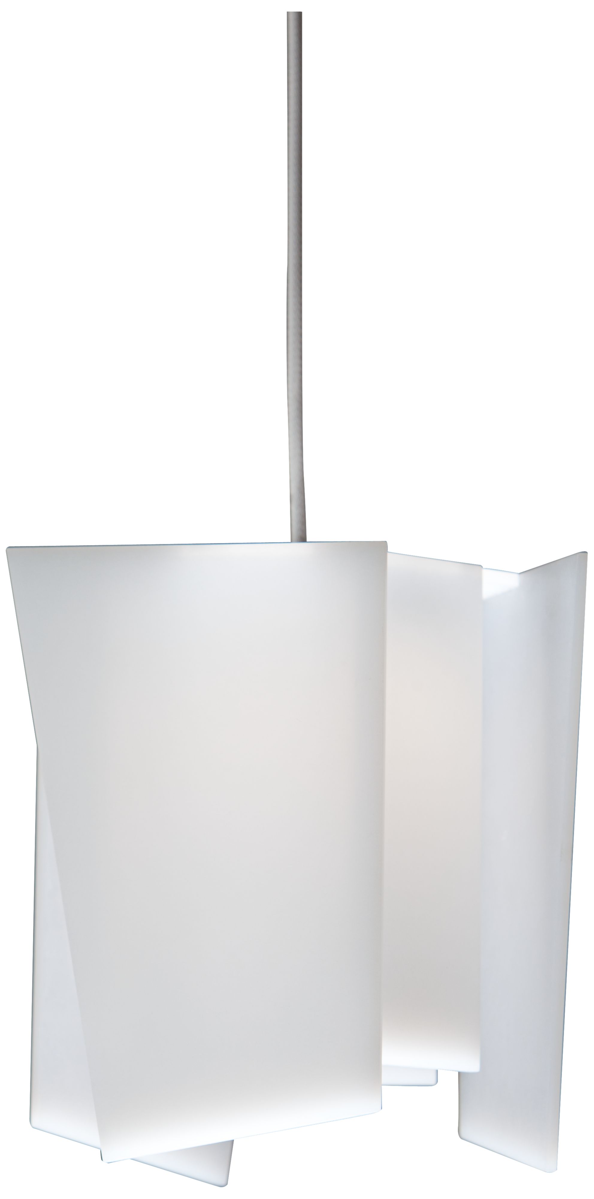 Cerno Levis Frosted Polymer 5.5" Wide LED Pendant