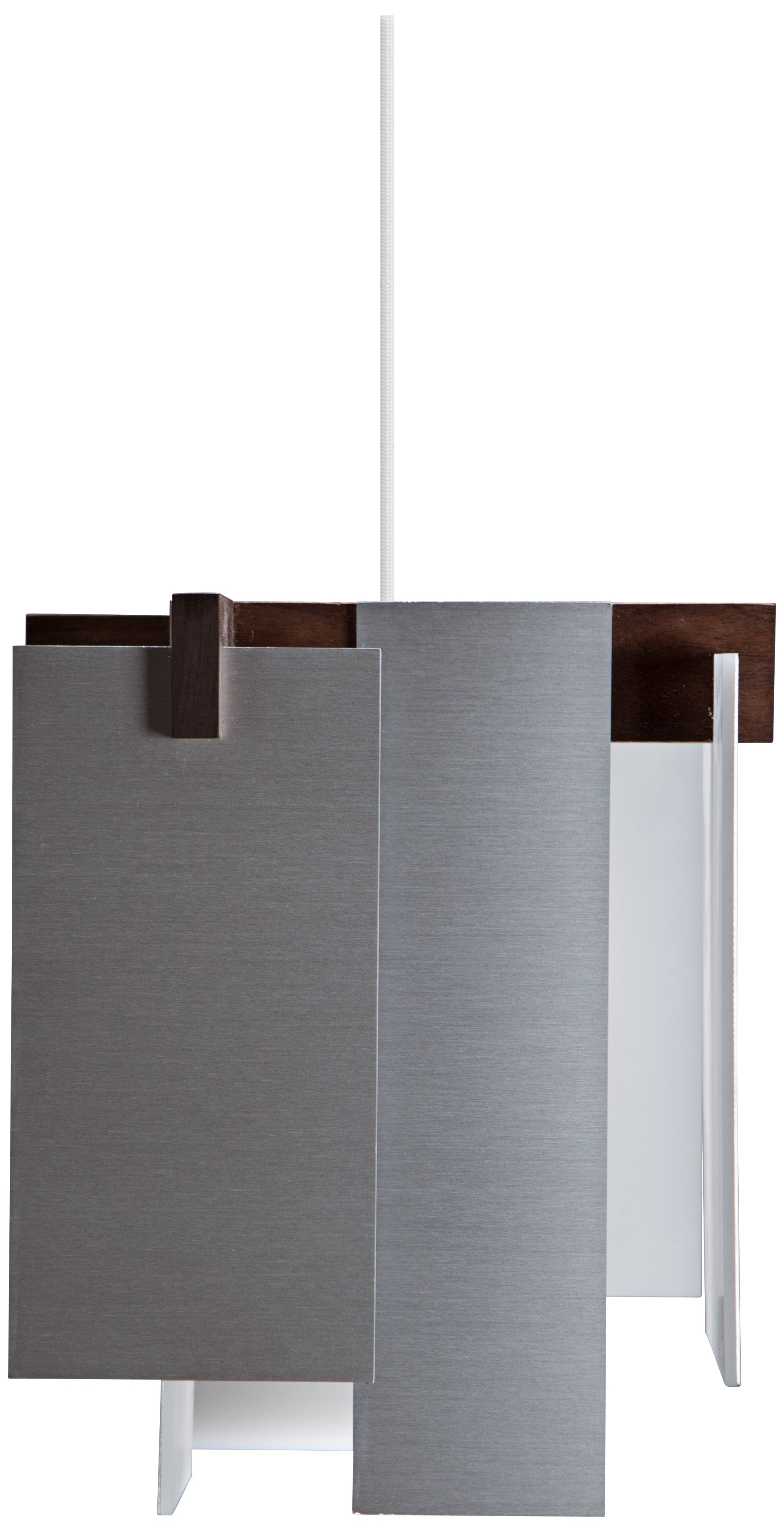 Cerno Salix Brushed Aluminum 7.5" Wide LED Pendant