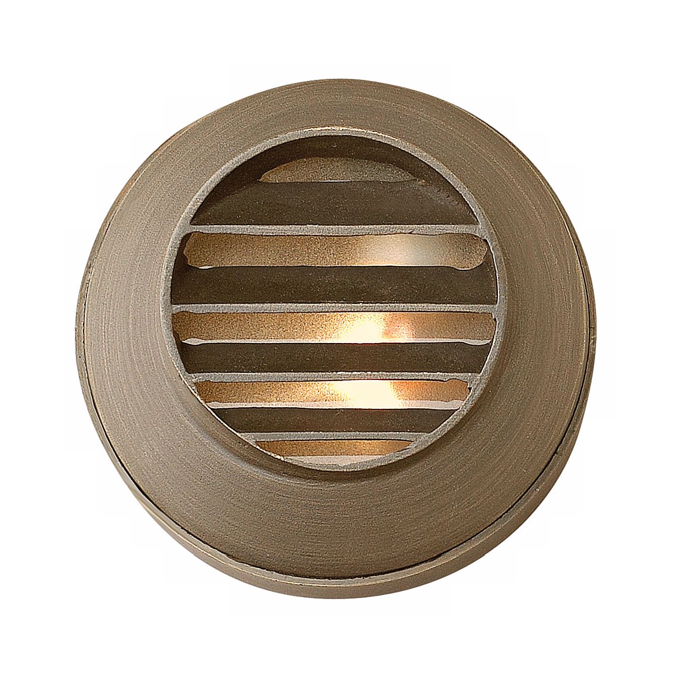Hinkley Hardy Island Louvered Matte Bronze Deck Light