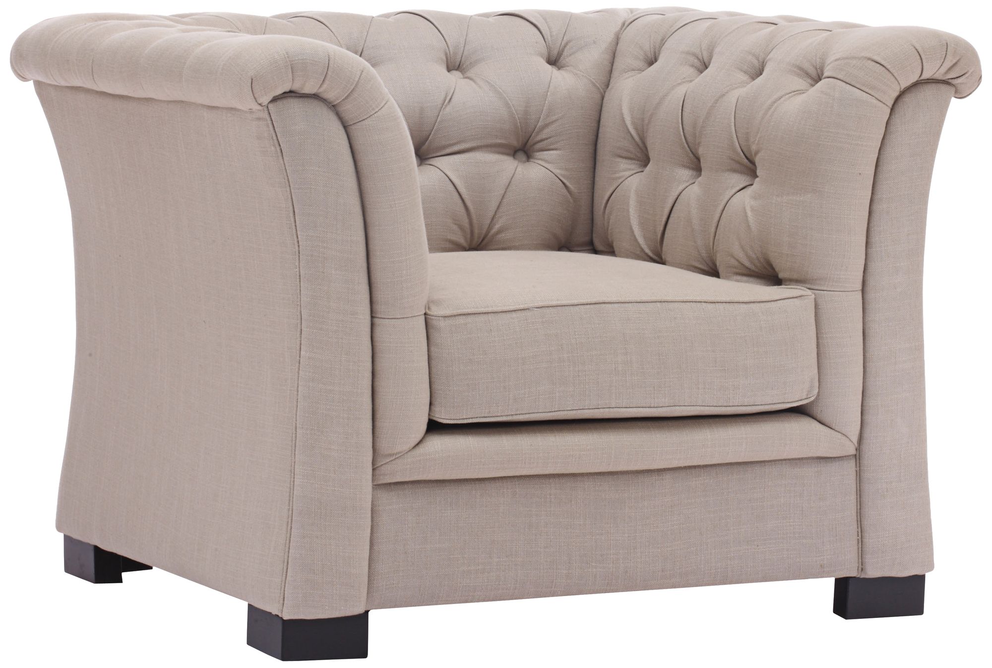 Zuo Nob Hill Beige Armchair
