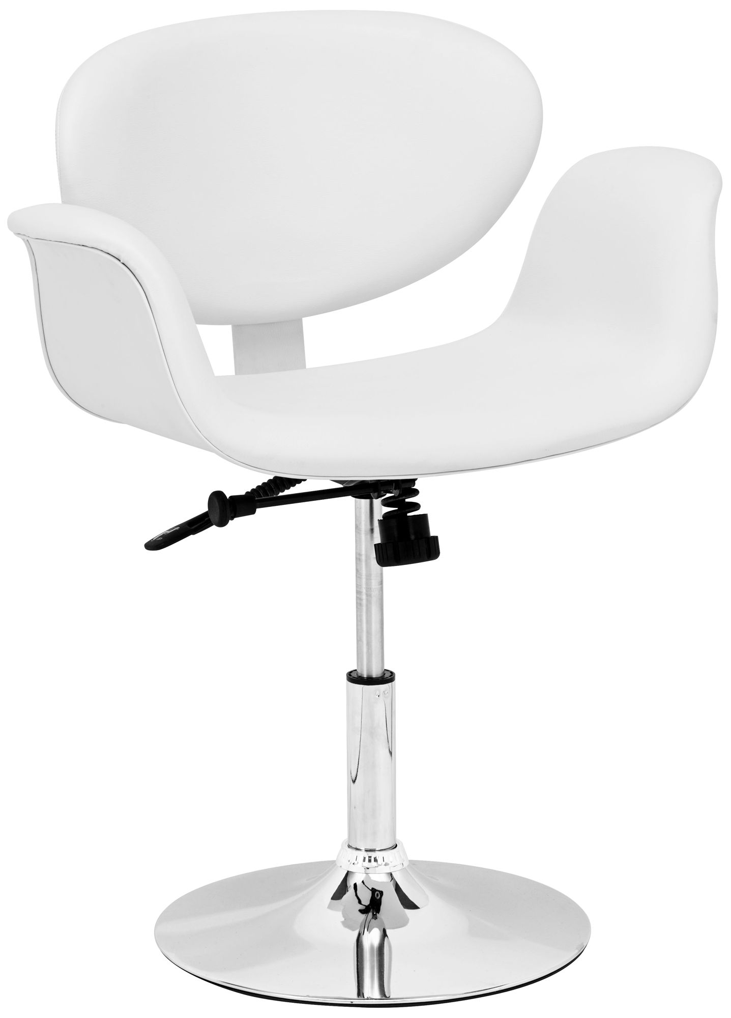 Zuo Barber White Accent Chair