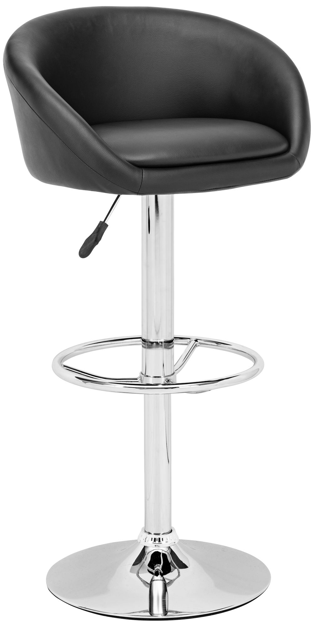 Zuo Olympia Black Bar Stool