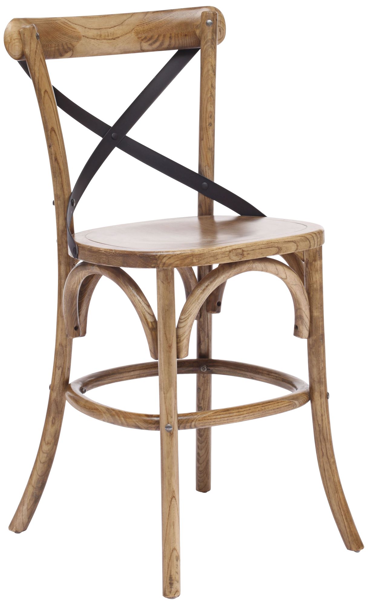 Zuo Union Square Natural Counter Chair