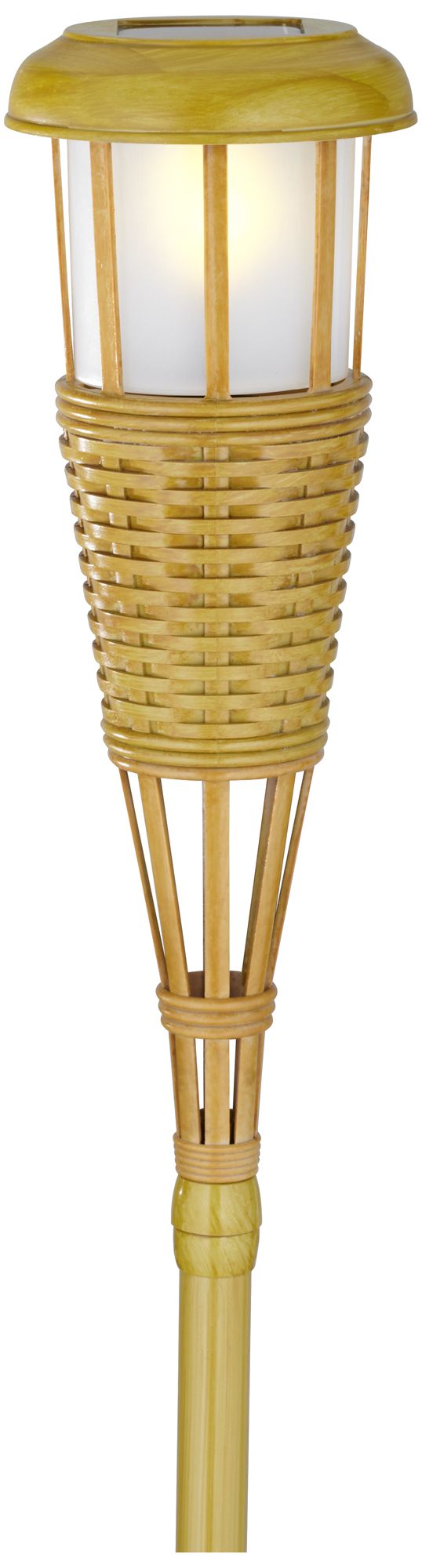 Solar Powered Tahiti Torch Patio Light