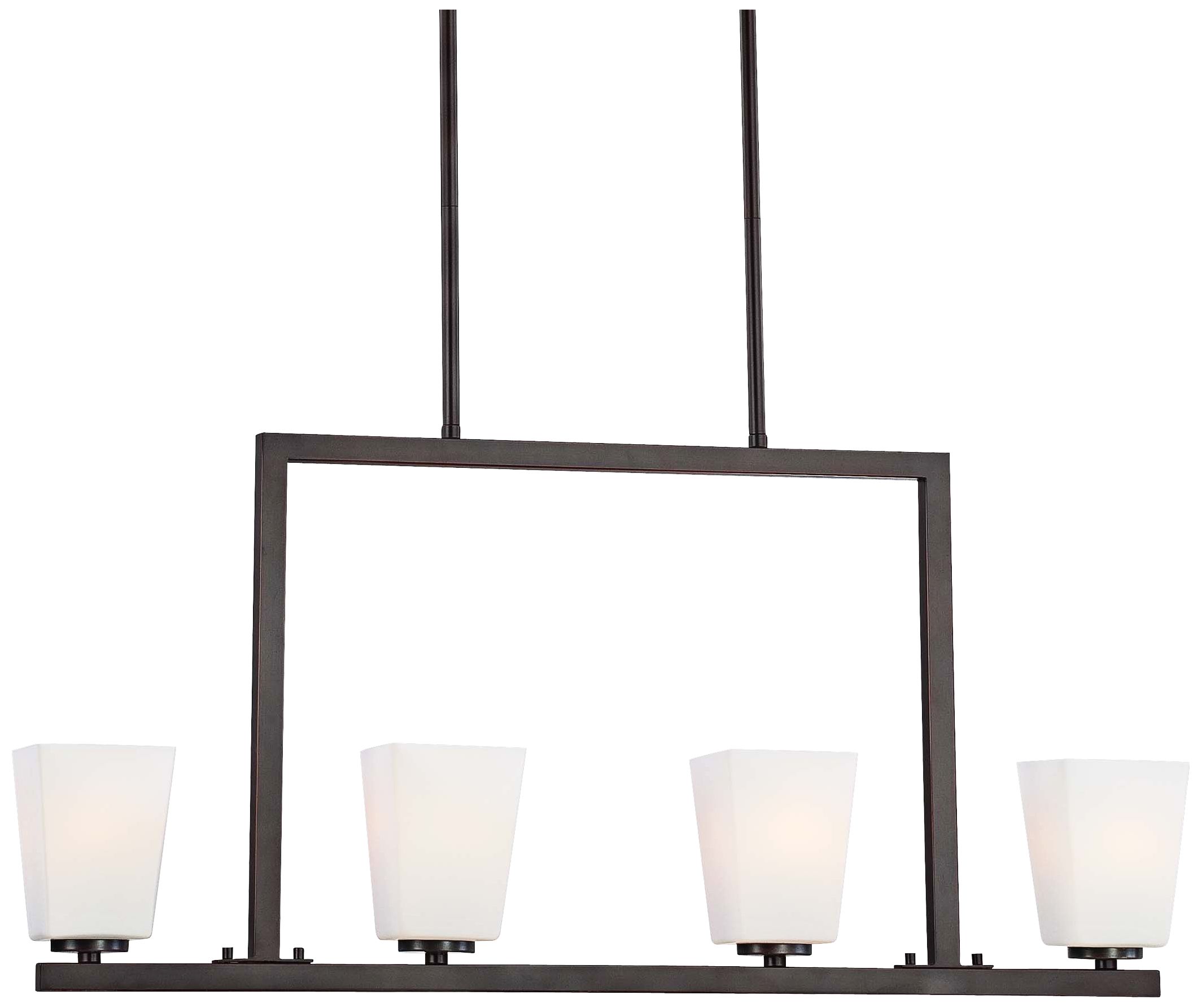 City Square Collection 32" Wide Island Light Chandelier