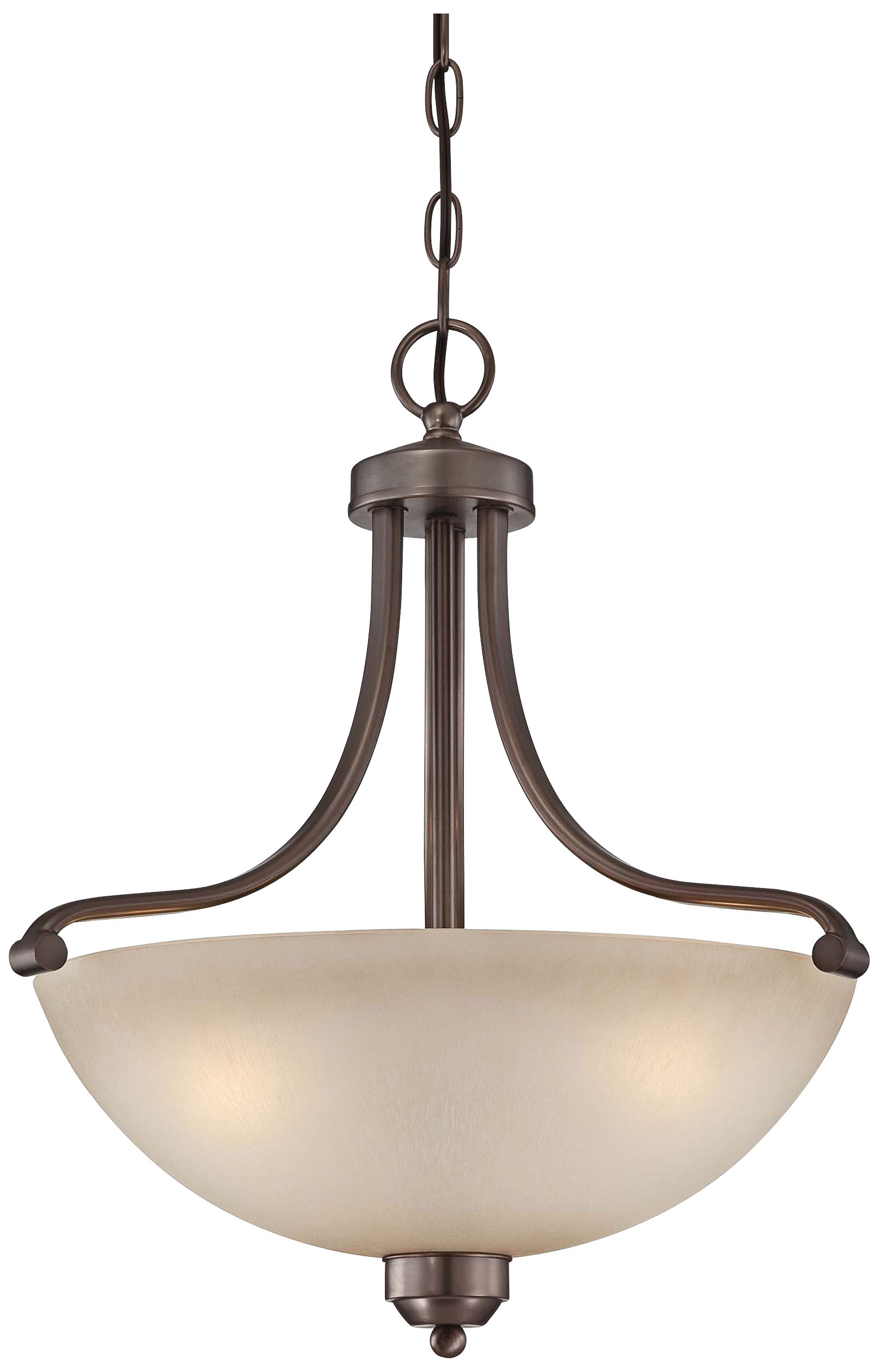 Paradox Collection 18" Wide Bronze Pendant Chandelier