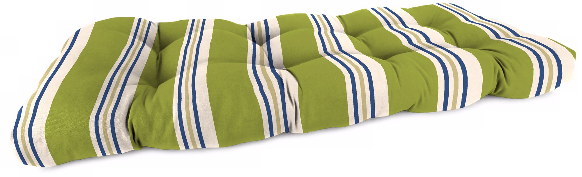 Cobalt White Kiwi Outdoor Settee Cushion