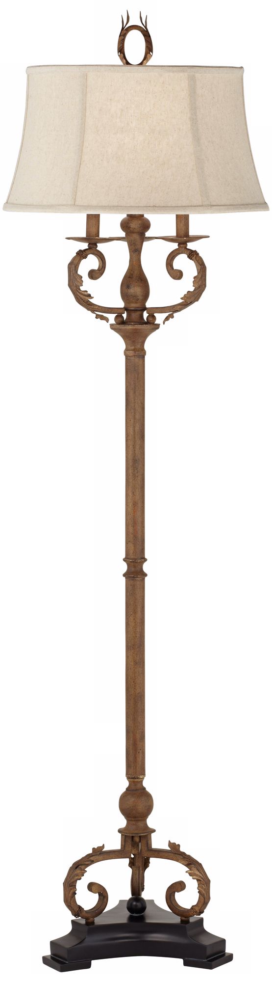 Uttermost Versailles Dark Chestnut Floor Lamp