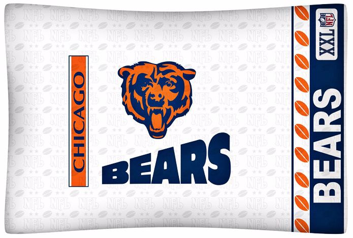 NFL Chicago Bears Sidelines Pillow Case