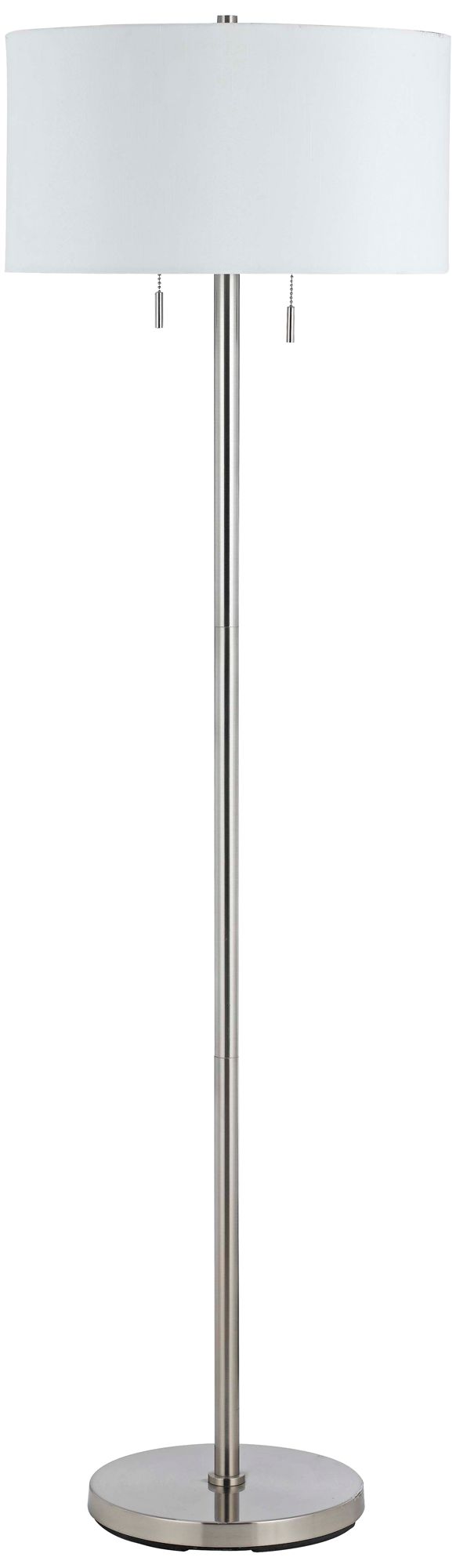 Spiga Brushed Steel Floor Lamp