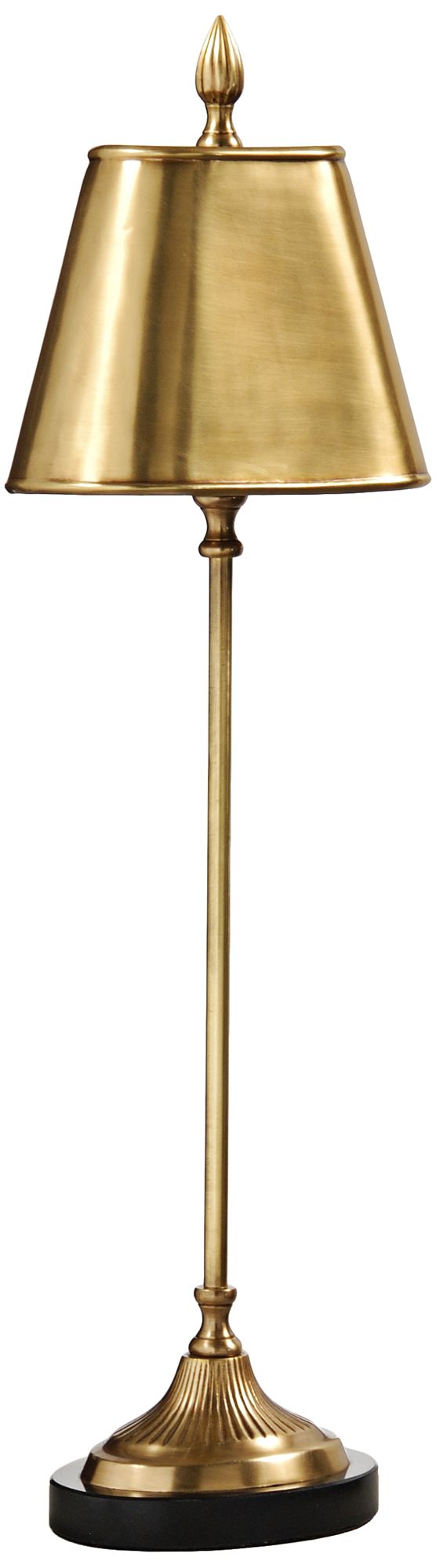 Wildwood Delicate Console Brass Table Lamp