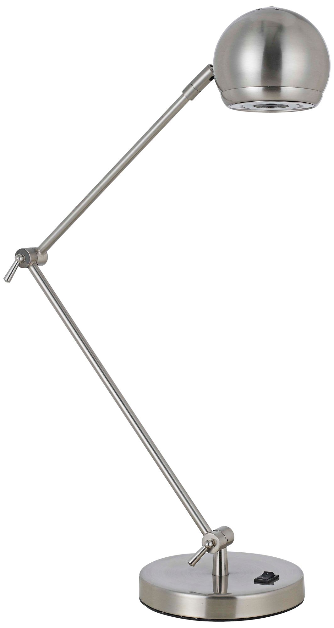 Flite Brushed Steel LED Balance Arm Desk Lamp