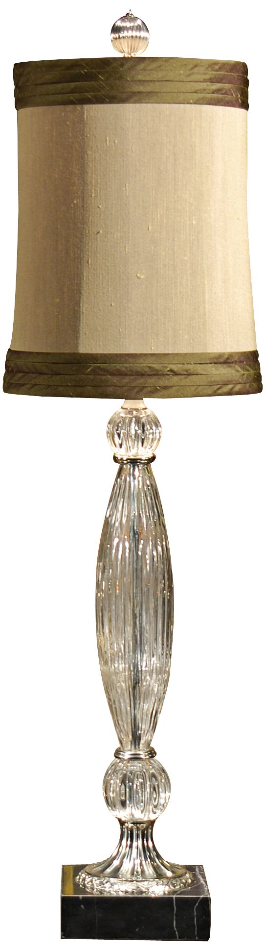 Wildwood Fluted Crystal Table Lamp