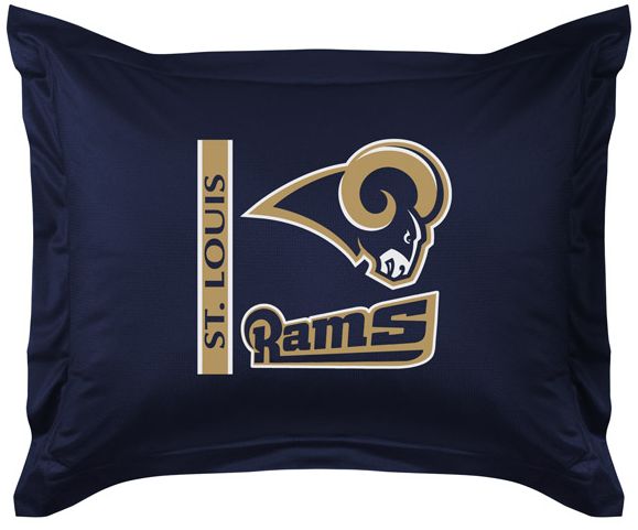 NFL Saint Louis Rams Locker Room Pillow Sham