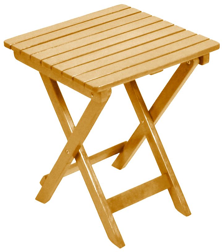 Natural Folding Adirondack Side Table